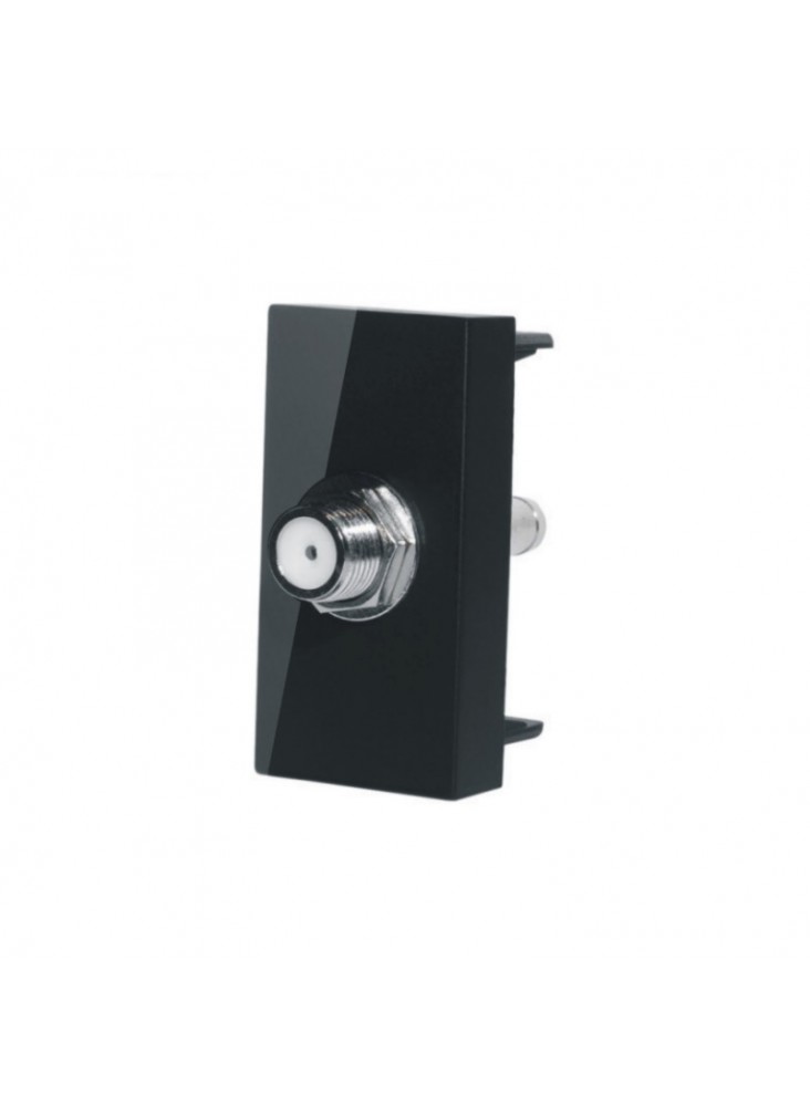 Livolo - Gdniazdo satelitarne | Czarny