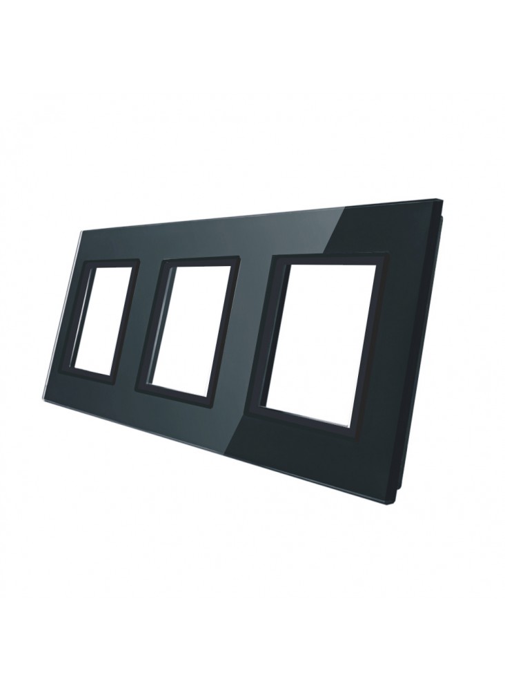 Potrójna ramka szklana GPF-3 | Czarny