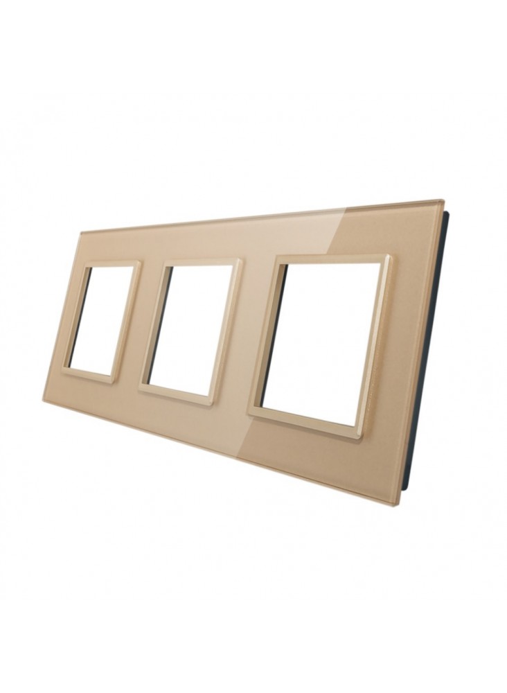 Potrójna ramka szklana GPF-3 | Szampański