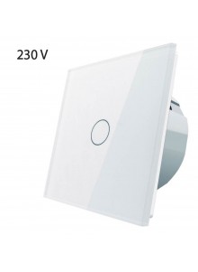 Włącznik dotykowy pojedynczy LIVOLO VL-C701 | Biały